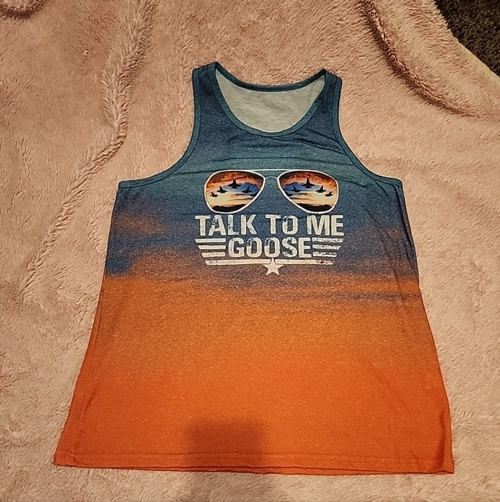 Womens 2X Talk To Me Goose Tank Top